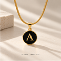 Midnight Initial Necklace