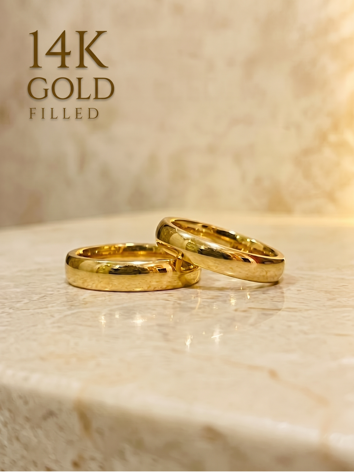 14K Gold Couple Ring 2026