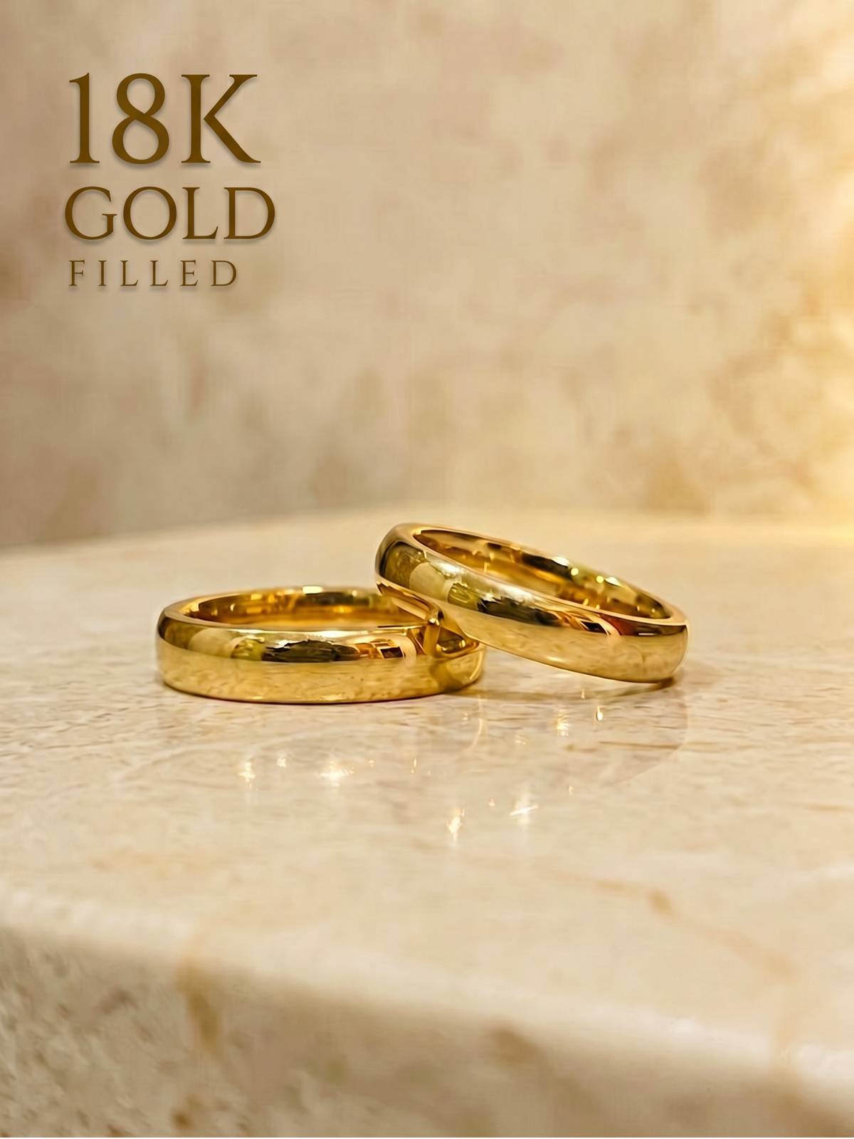 18K Gold Couple Ring 2026
