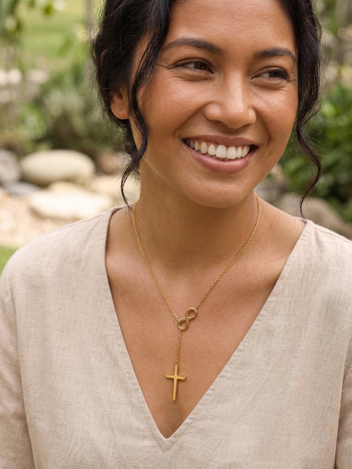 Infinity Cross Necklace 2026